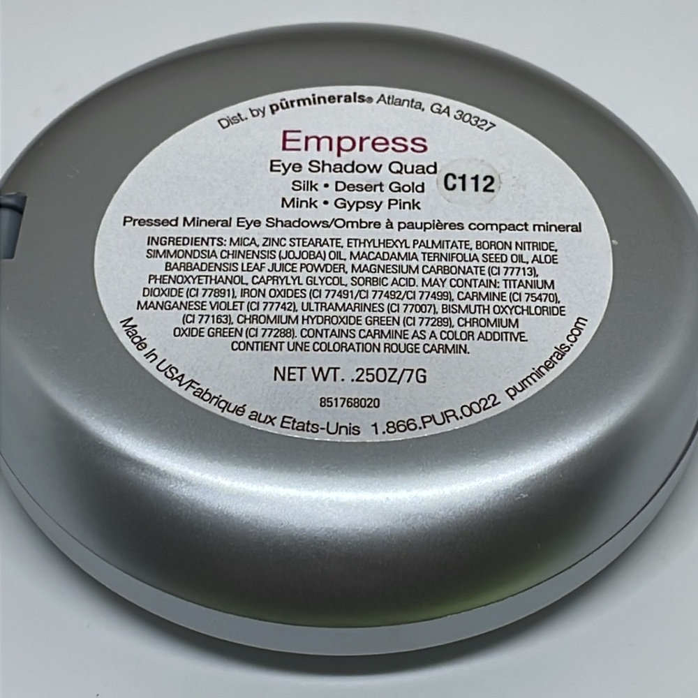 PurMinerals Empress Eye Shadow Quad #2 - Picture 3 of 3